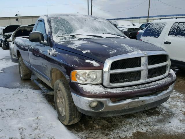 1D7HU16DX4J214572 - 2004 DODGE RAM 1500 S MAROON photo 1