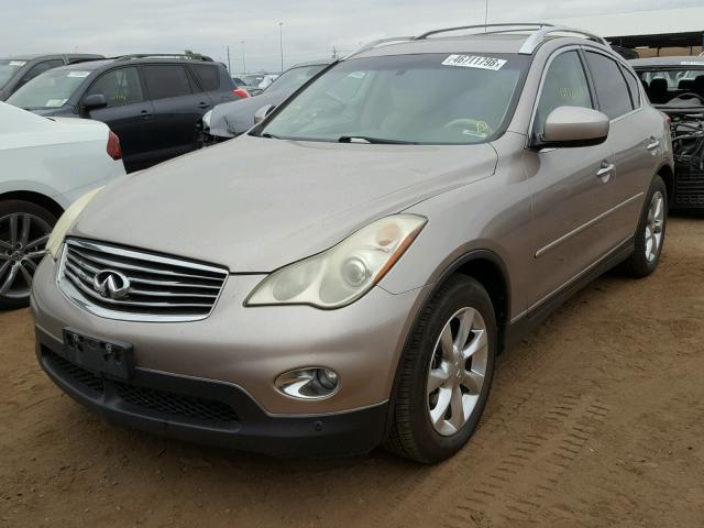 JNKAJ09F78M358272 - 2008 INFINITI EX35 BASE BEIGE photo 2