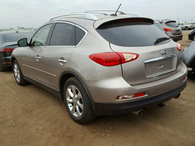 JNKAJ09F78M358272 - 2008 INFINITI EX35 BASE BEIGE photo 3