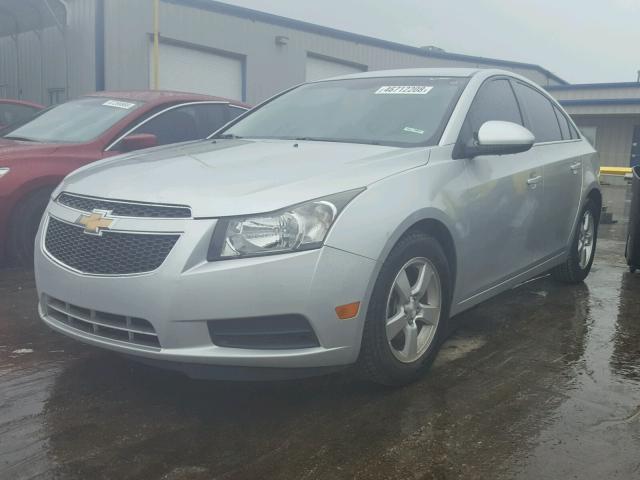 1G1PC5SB3D7161496 - 2013 CHEVROLET CRUZE LT SILVER photo 2