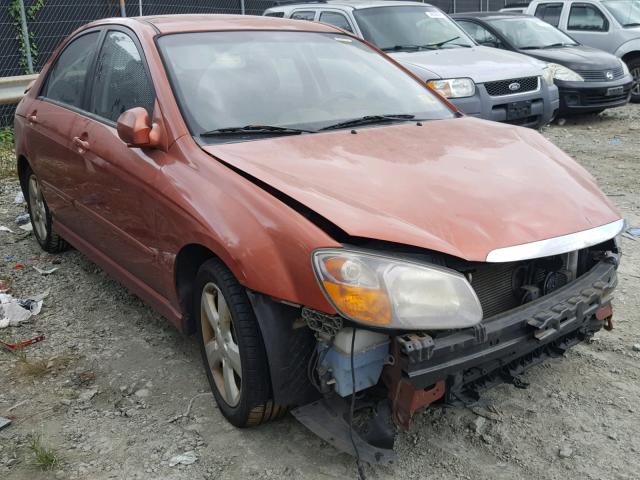 KNAFE121375006537 - 2007 KIA SPECTRA EX ORANGE photo 1