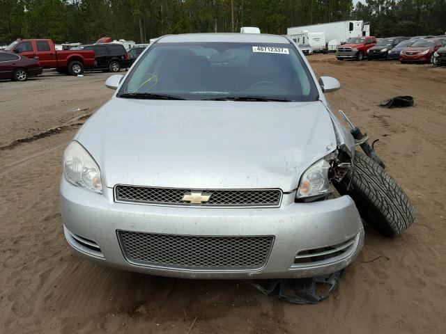 2G1WA5E32D1164733 - 2013 CHEVROLET IMPALA LS SILVER photo 10