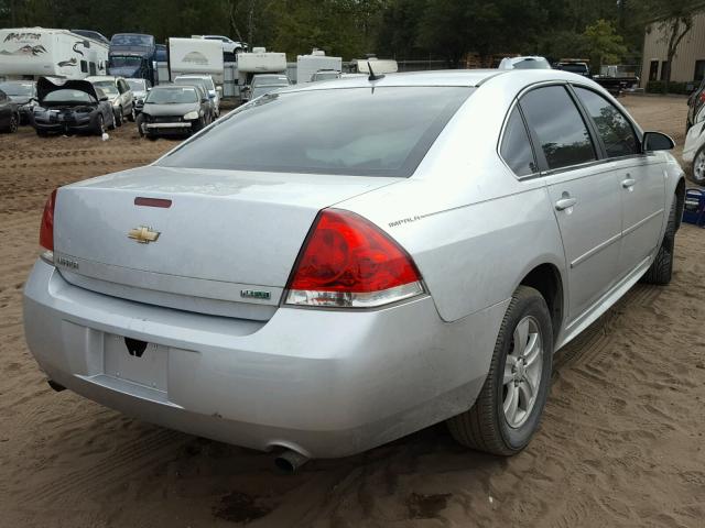 2G1WA5E32D1164733 - 2013 CHEVROLET IMPALA LS SILVER photo 4