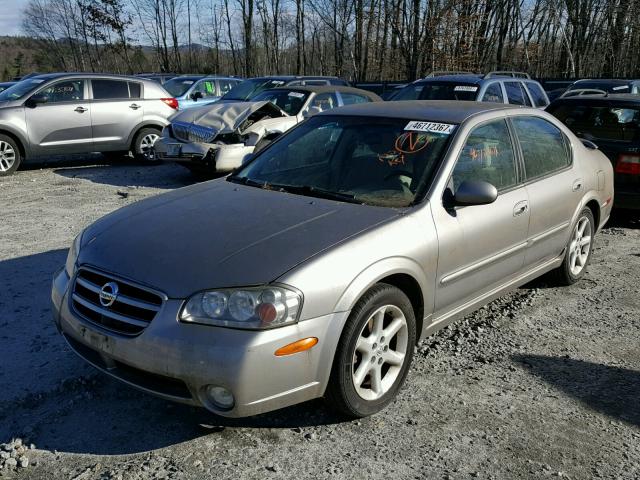 JN1DA31D32T434967 - 2002 NISSAN MAXIMA GLE SILVER photo 2