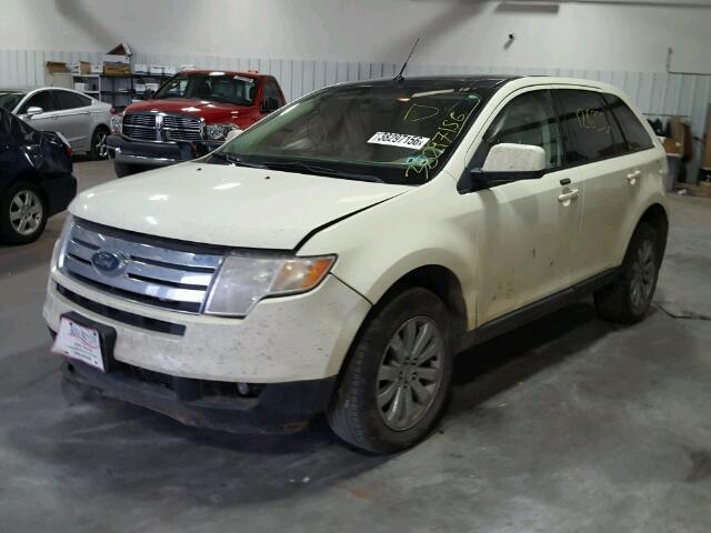 2FMDK48C07BA22683 - 2007 FORD EDGE SEL WHITE photo 2