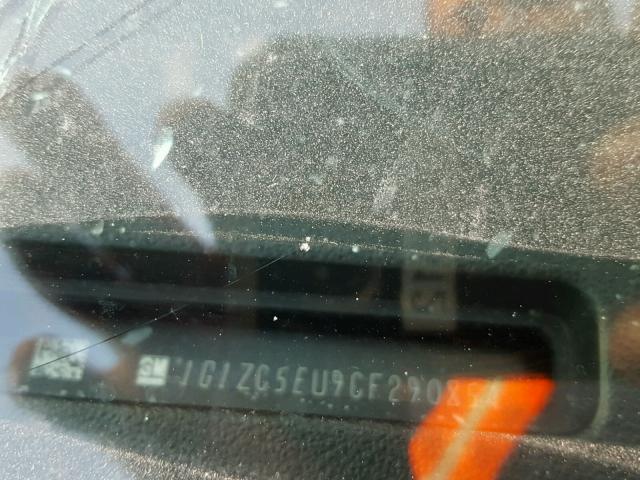 1G1ZC5EU9CF290854 - 2012 CHEVROLET MALIBU 1LT შავი ფოტო 10