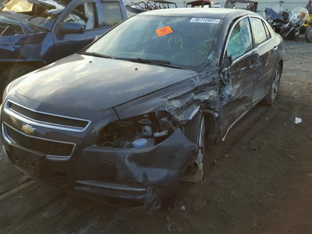 1G1ZC5EU9CF290854 - 2012 CHEVROLET MALIBU 1LT შავი ფოტო 2