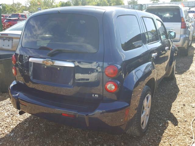 3GNDA13D57S615558 - 2007 CHEVROLET HHR LS Azul foto 4