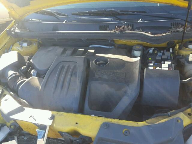 1G1AM15B467774950 - 2006 CHEVROLET COBALT SS YELLOW photo 7