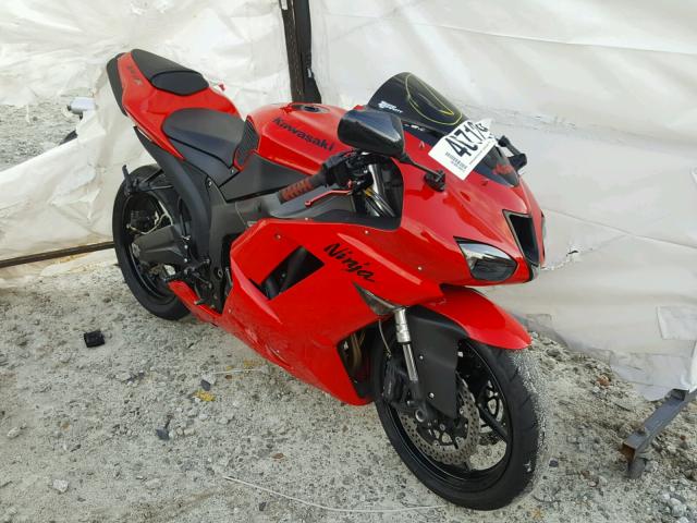 JKAZX4P127A010679 - 2007 KAWASAKI ZX600 RED photo 1