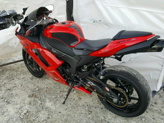 JKAZX4P127A010679 - 2007 KAWASAKI ZX600 RED photo 3