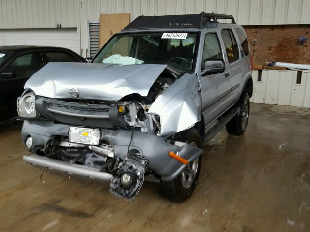 5N1MD28T12C530331 - 2002 NISSAN XTERRA SE SILVER photo 2