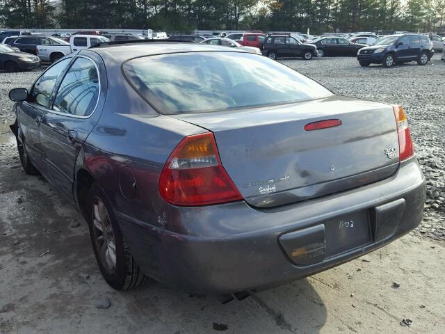 2C3AE66G34H618478 - 2004 CHRYSLER 300M GRAY photo 3