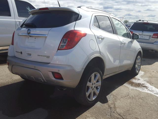 KL4CJHSB3EB515040 - 2014 BUICK ENCORE PRE WHITE photo 4