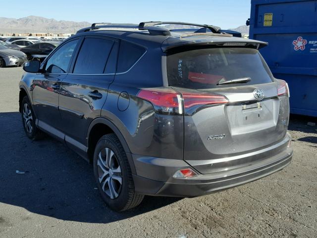 2T3ZFREV6HW404202 - 2017 TOYOTA RAV4 LE CHARCOAL photo 3