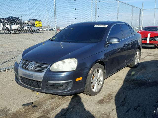 3VWST81K06M791437 - 2006 VOLKSWAGEN JETTA TDI BLUE photo 2