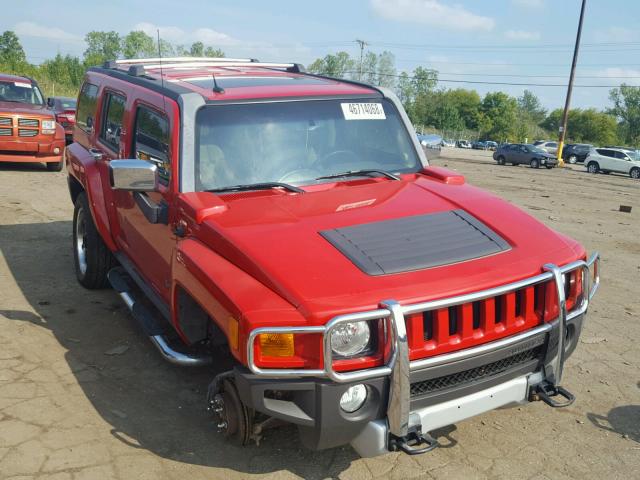 5GTEN43E188202423 - 2008 HUMMER H3 LUXURY RED photo 1