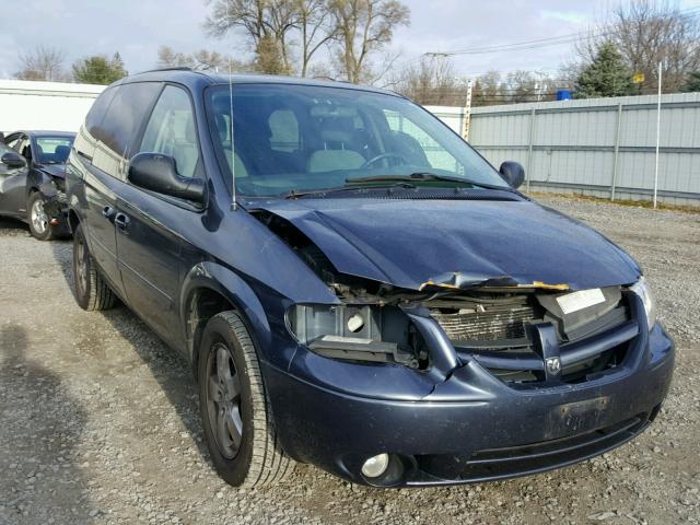 2D4GP44L57R347283 - 2007 DODGE GRAND CARA BLUE photo 1