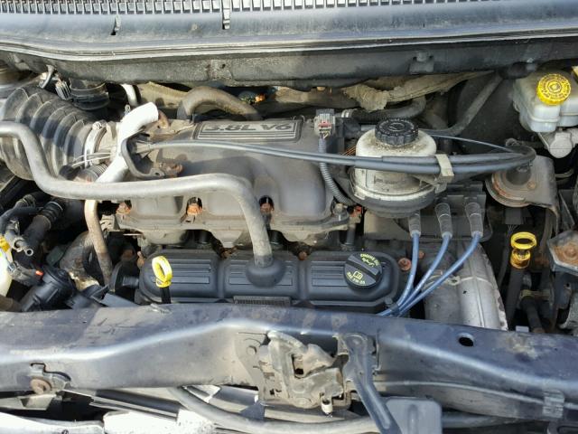 2D4GP44L57R347283 - 2007 DODGE GRAND CARA BLUE photo 7