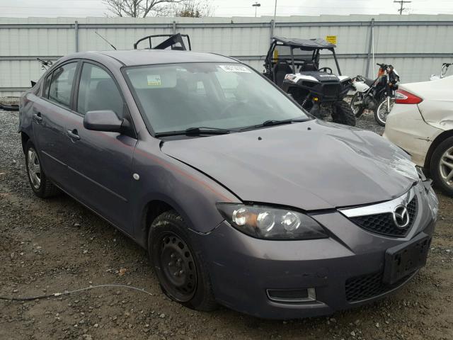 JM1BK12G971619204 - 2007 MAZDA 3 I GRAY photo 1