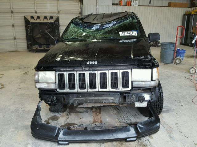 1J4FX48S4WC326758 - 1998 JEEP GRAND CHER BLACK photo 9