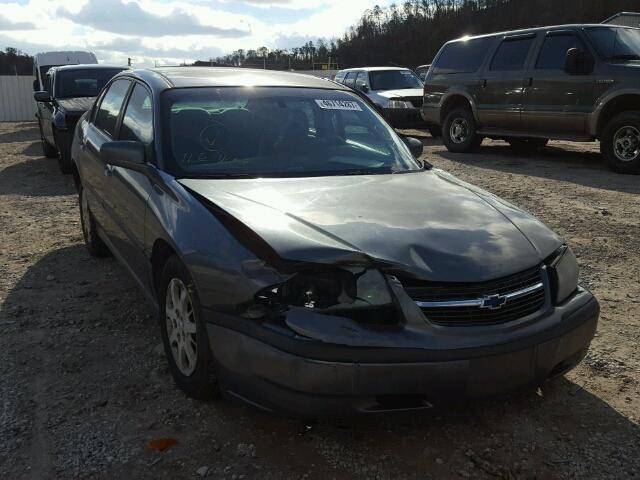 2G1WF52E549185181 - 2004 CHEVROLET IMPALA GRAY photo 1