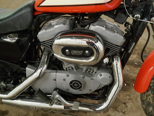 1HD1CLP1X4K416142 - 2004 HARLEY-DAVIDSON XL1200 R ORANGE photo 7