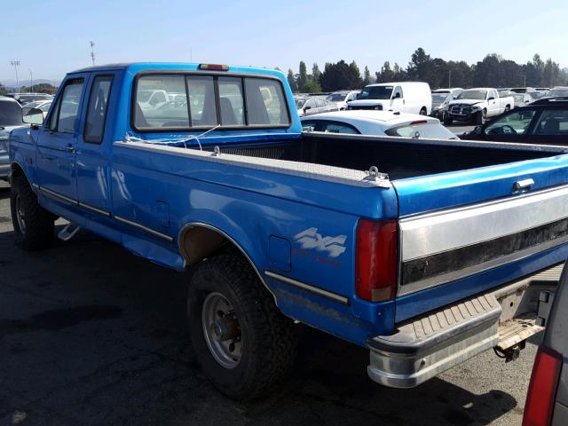 1FTHX26G5SKB13173 - 1995 FORD F250 BLUE photo 3