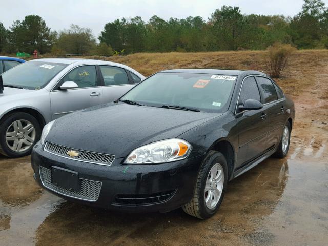 2G1WF5E34D1255813 - 2013 CHEVROLET IMPALA LS BLACK photo 2