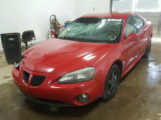 2G2WP552X71165425 - 2007 PONTIAC GRAND PRIX RED photo 2