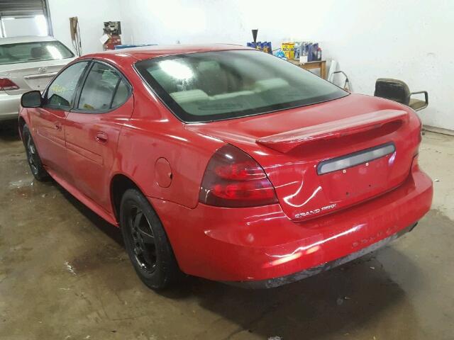 2G2WP552X71165425 - 2007 PONTIAC GRAND PRIX RED photo 3