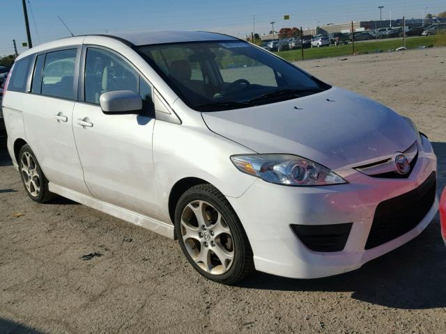 JM1CR2W39A0362068 - 2010 MAZDA 5 WHITE photo 1