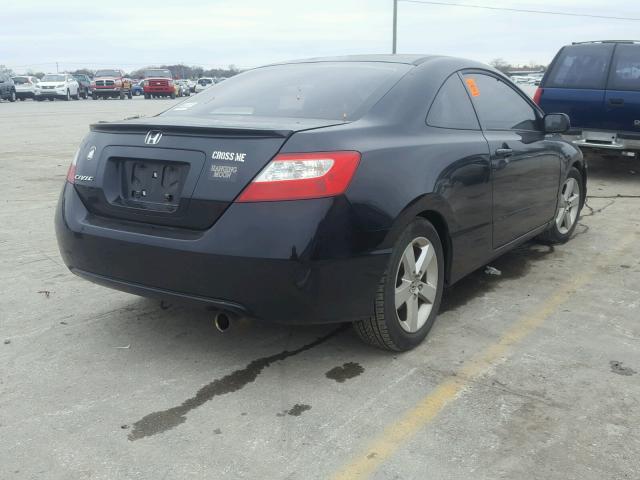 2HGFG12816H524293 - 2006 HONDA CIVIC EX შავი ფოტო 4