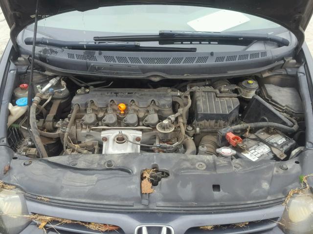 2HGFG12816H524293 - 2006 HONDA CIVIC EX შავი ფოტო 7