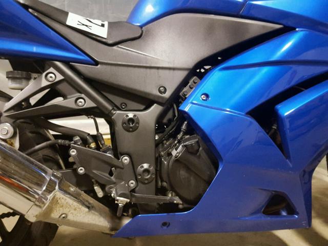 JKAEXMJ189DA26865 - 2009 KAWASAKI EX250 J BLUE photo 7