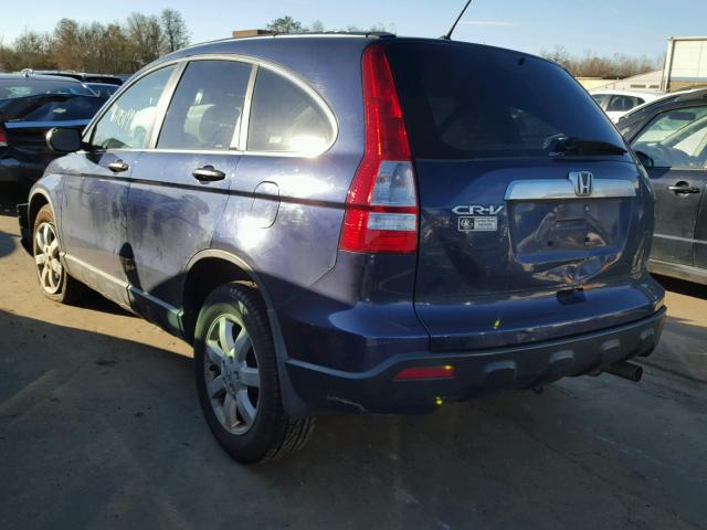 5J6RE48569L002194 - 2009 HONDA CR-V EX ლურჯი ფოტო 3
