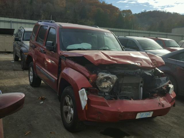 1J4PN2GK7AW141319 - 2010 JEEP LIBERTY SP RED photo 1