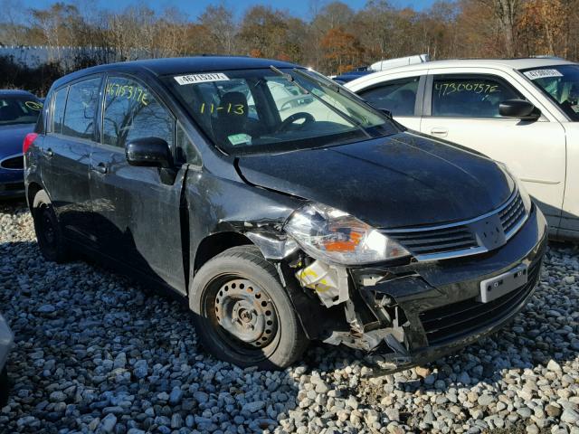 3N1BC13E99L420467 - 2009 NISSAN VERSA S BLACK photo 1