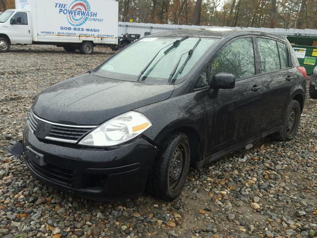 3N1BC13E99L420467 - 2009 NISSAN VERSA S BLACK photo 2