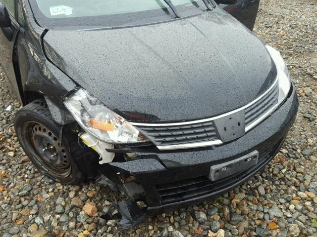 3N1BC13E99L420467 - 2009 NISSAN VERSA S BLACK photo 9