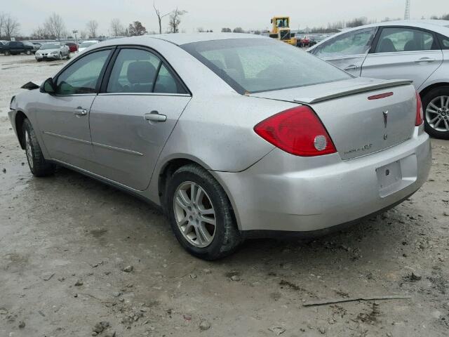 1G2ZF55B064227806 - 2006 PONTIAC G6 SE SILVER photo 3