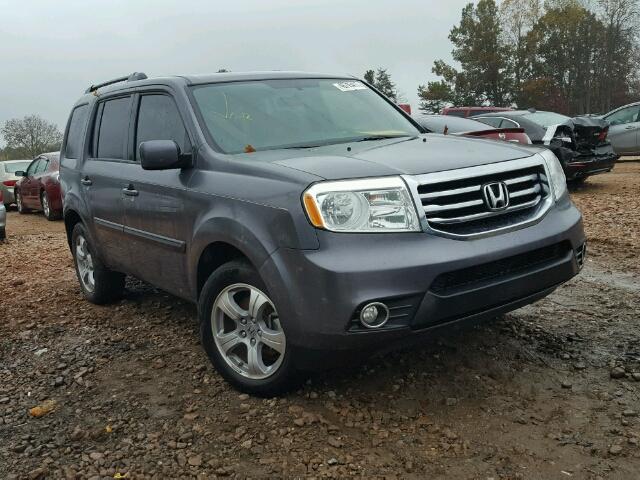 5FNYF3H45EB005262 - 2014 HONDA PILOT EX GRAY photo 1