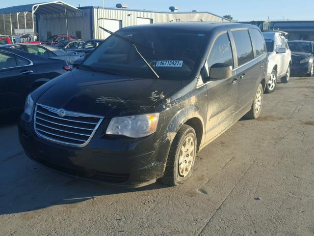 2A4RR4DEXAR156865 - 2010 CHRYSLER TOWN & COU BLACK photo 2