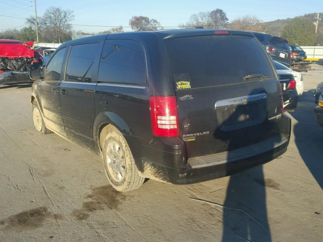 2A4RR4DEXAR156865 - 2010 CHRYSLER TOWN & COU BLACK photo 3