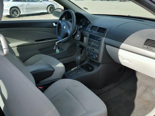 1G1AL18F187162211 - 2008 CHEVROLET COBALT LT MAROON photo 5