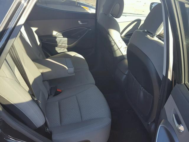 5XYZT3LB3DG093335 - 2013 HYUNDAI SANTA FE S BLACK photo 6