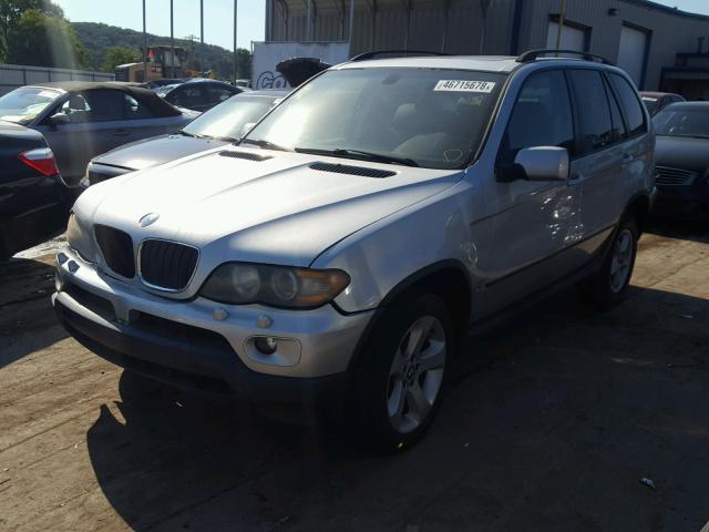 5UXFA13596LY44354 - 2006 BMW X5 3.0I SILVER photo 2