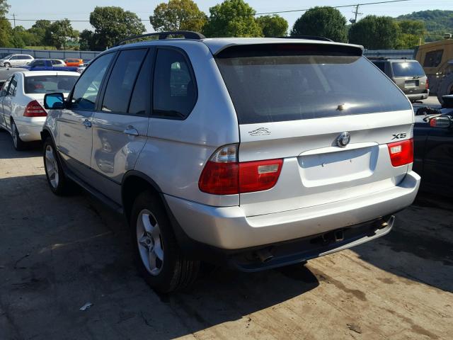 5UXFA13596LY44354 - 2006 BMW X5 3.0I SILVER photo 3