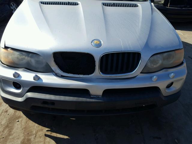 5UXFA13596LY44354 - 2006 BMW X5 3.0I SILVER photo 9