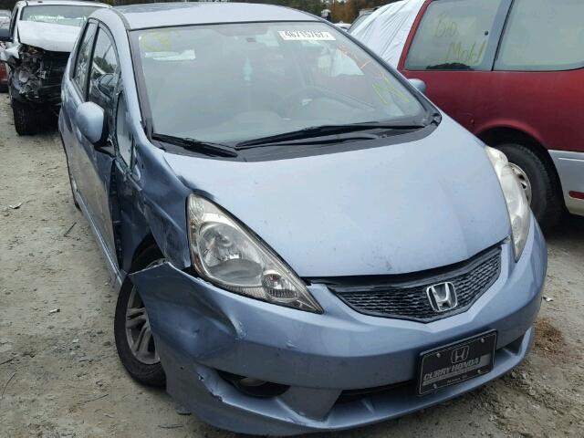 JHMGE8H57BC003427 - 2011 HONDA FIT SPORT BLUE photo 1